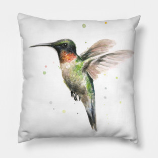 Hummingbird Pillow
