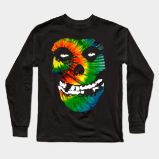 Crimson Ghost Tie Dye Long Sleeve T-Shirt