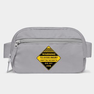 Workplace Warning Label Bag