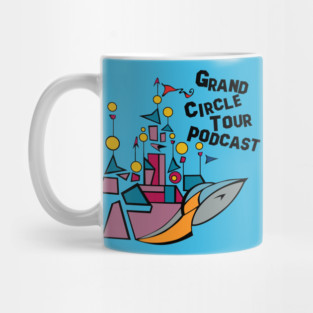 GCT Podcast Mask Blue Mug