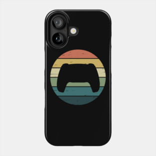 Retro Rainbow Video Game Console Controller for Gamer Phone Case