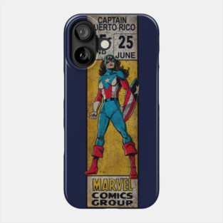 Captain Puerto Rico - f Phone Case