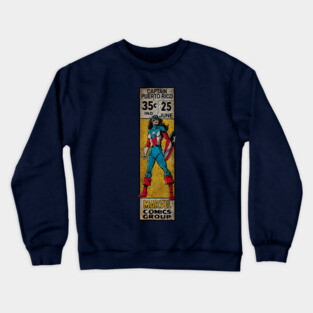 Captain Puerto Rico - f Crewneck Sweatshirt