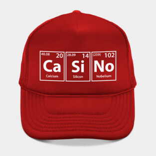Casino (Ca-Si-No) Periodic Elements Spelling Hat