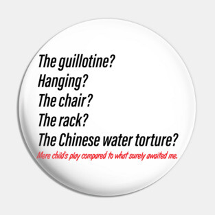 Christmas Story Punishments Pin