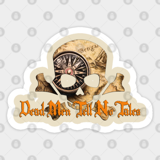Dead Men Tell No Tales Sticker by Joaddo