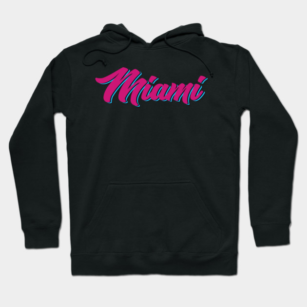MIAMI VICE ON BLACK Miami Vice Hoodie TeePublic