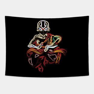 The Last Airbender Neon Tapestry