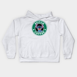 Stitch Coffee Kids Hoodie