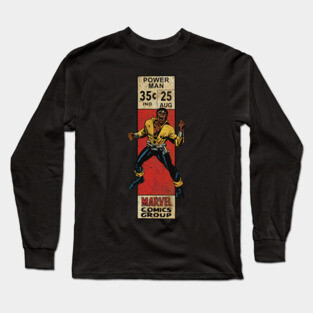 Power Man corner box Long Sleeve T-Shirt