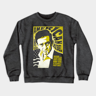 johnny cash vintage Crewneck Sweatshirt