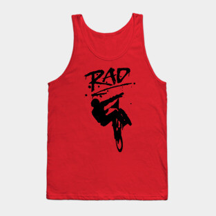RAD BMX Bike Graffiti - 80s Movie Radical T-shirts Tank Top