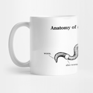 Anatomy of a Worm - Light Mug