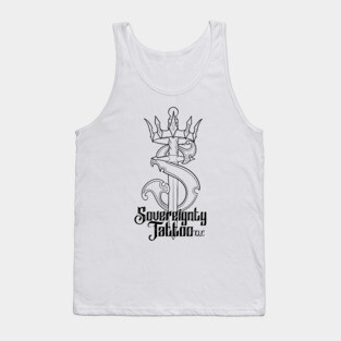 Sovereignty Tattoo Logo (Black) Tank Top