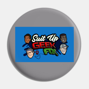 Suit Up Geek Fix Pin