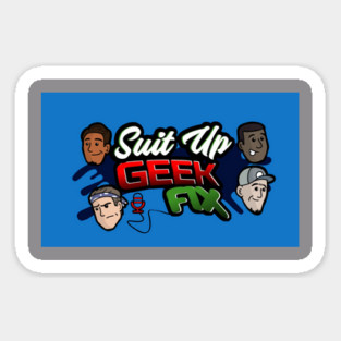 Suit Up Geek Fix Sticker