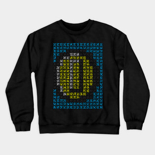 Pixelated Coin Crewneck Sweatshirt
