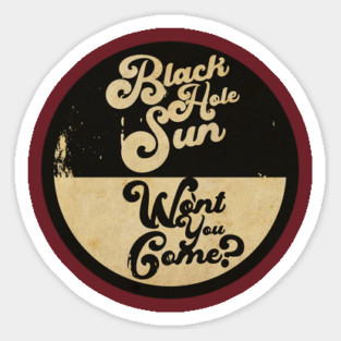 Black Hole Sun Sticker