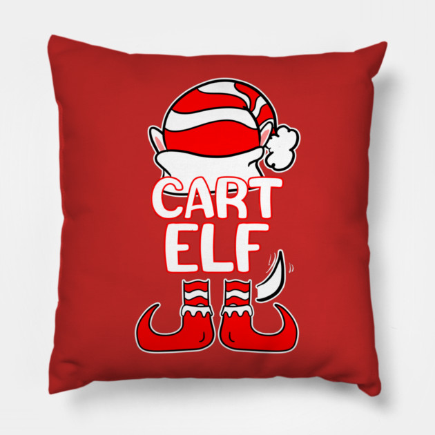 Cart Elf Pillow by belownormal