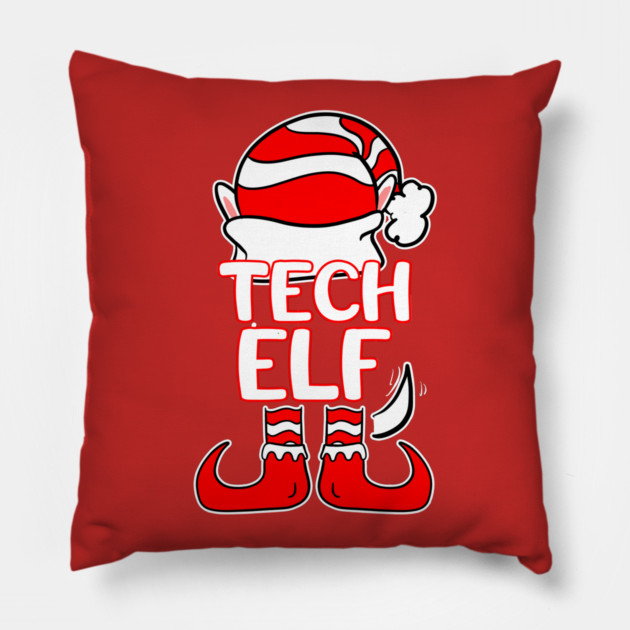 Tech Elf Pillow by belownormal