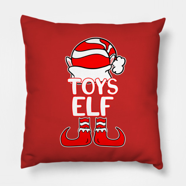 Toys Elf Pillow by belownormal