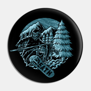 Enjoy Snowboarding Vacation Pin