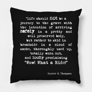 Wow! What a Ride! Pillow