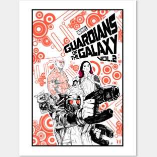 The Guardians of the Galaxy Vol. 2 Posters and Art