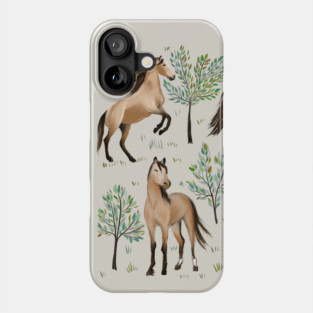 Wild horses Phone Case