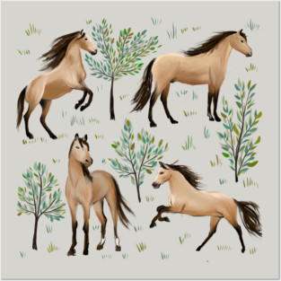 Wild horses Posters and Art