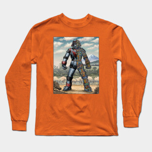 Giant Robo Cutaway Long Sleeve T-Shirt