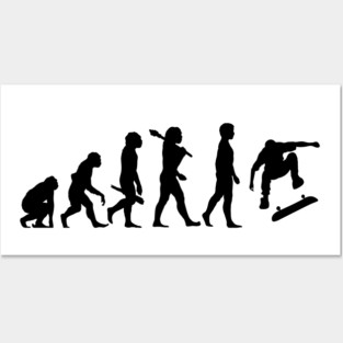 Evolution of the Skateboarder Posters and Art