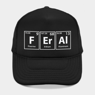 Feral (F-Er-Al) Periodic Elements Spelling Hat