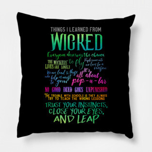 Things I Learned From Wicked Pillow