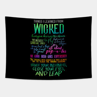 Things I Learned From Wicked Tapestry