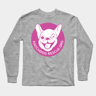 Matchdog Fuchsia logo Long Sleeve T-Shirt