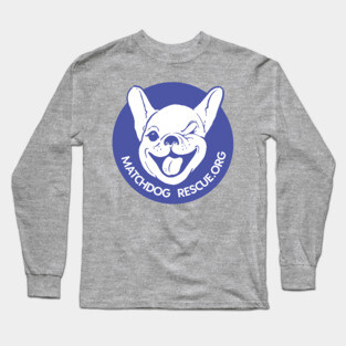 Matchdog Rescue logo purple Long Sleeve T-Shirt