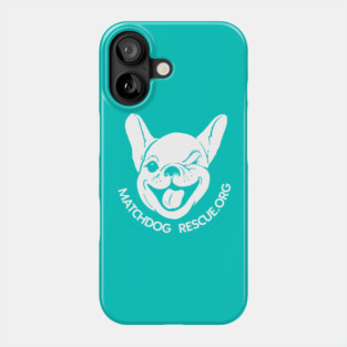 Matchdog Rescue logo teal Phone Case