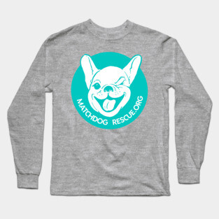 Matchdog Rescue logo teal Long Sleeve T-Shirt