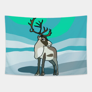 Reindeer Tapestry