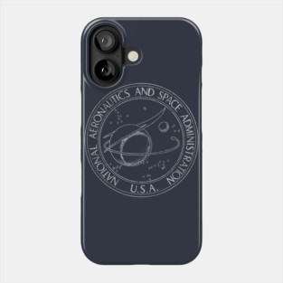 NASA - retro light Phone Case