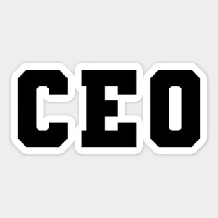 CEO - Chief Executive Officer Sticker