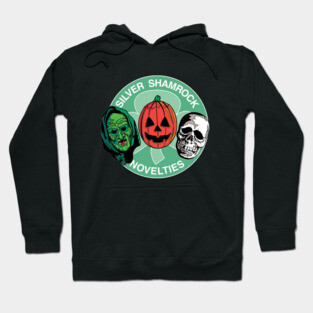Silver Shamrock Masks Hoodie