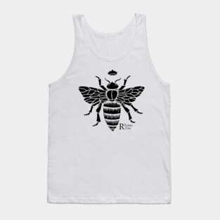 Queen Bee in Black Tank Top