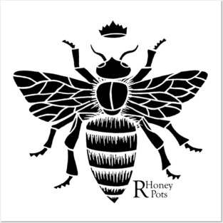 Queen Bee in Black Posters and Art