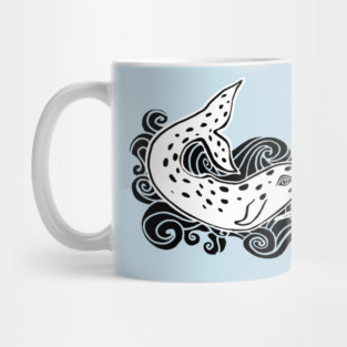 Narwhal wave Mug