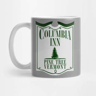 White Christmas Columbia Inn Pine Tree Vermont Crosby Kaye Mug