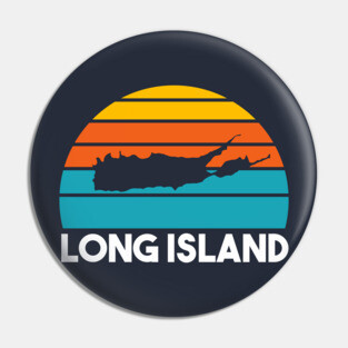 Long Island Sunset Pin