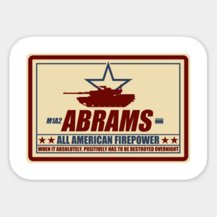 M1 Abrams Sticker