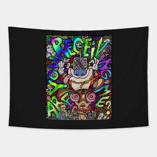 Ren and Stimpy Fan Art - Are You Receiving Me? by Vagabond The Artist Tapestry